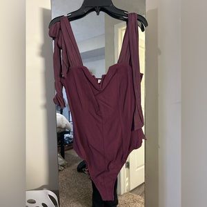 Free People bodysuit, size large, NWT